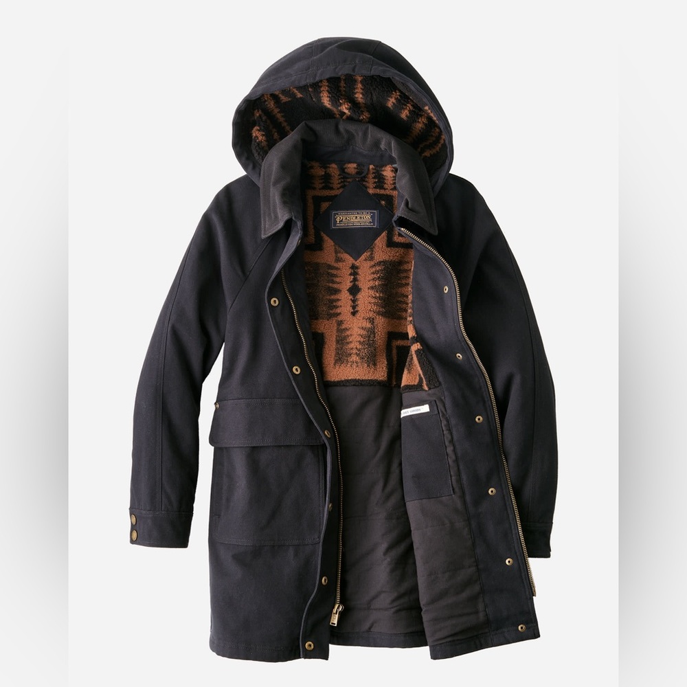 Pendleton WOMEN'S ST HELENA SHERPA-LINED COAT Large